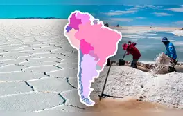 El Salar de Uyuni, el desierto de sal más grande del mundo que está en Sudamérica: tiene la mejor reserva de litio