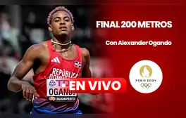 Final 200 metros París 2024 con Alexander Ogando EN VIVO, Antena 7: ¿a qué hora corre el dominicano en Juegos Olímpicos?