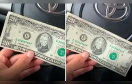 Recibe un extraño billete de 20 dólares, lo publica en su TikTok y descubre que valía US$55.000
