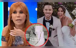 Magaly Medina MOLESTA con 'urraco' por "información inexacta" de boda de Melissa Paredes y Anthony: "Está suspendido"