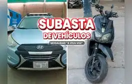 ¡Desde S/2.000! Pronabi anuncia NUEVA SUBASTA de autos, motocicletas y más a bajos precios: conoce cómo participar
