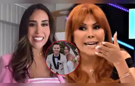 Melissa Paredes difunde foto INÉDITA de Magaly Medina en su boda: "Así se atreve a rajar de mi vestido"