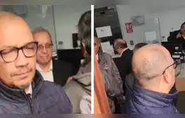 ¡Wayki delincuente!: así fue la accidentada salida de Nicanor Boluarte tras audiencia de prisión preventiva