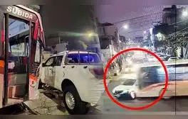 Magdalena: choque de bus y camioneta deja 7 heridos en av. Brasil