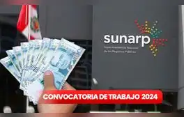 Sunarp lanza nueva convocatoria de trabajo con sueldos de hasta S/3.500: estas son las carreras más solicitadas