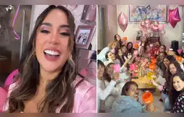 Melissa Paredes recibe una sorpresa de Anthony Aranda con ‘pijama party’ antes de su cumpleaños de la modelo