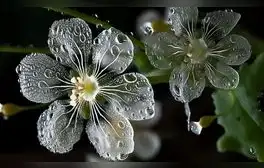 La flor que se vuelve transparente con la lluvia: crece solo en 3 países y uno está en América