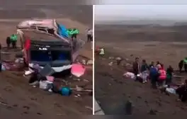 Accidente en la Panamericana Norte deja 1 fallecido y al menos 23 heridos tras despiste de bus