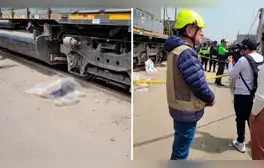 Descuido fatal en Ate: joven es arrollado por tren de carga cuando cruzaba railes con audífonos