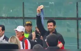 ¡Stefano Peschiera llegó al Perú! La medalla de bronce en París 2024 fue recibido con gran algarabía