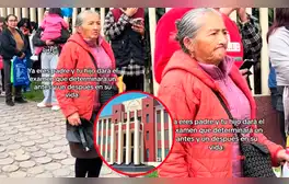Adulta mayor se preocupa por familiar en examen de admisión de la UNI y en redes la animan: “Si va a ingresar”