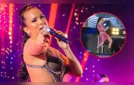 Daniela Darcourt se une al trend ‘Son de amores’ en pleno concierto y dicen: “El público la ama”