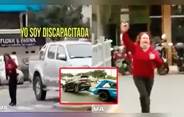 Mujer finge tener discapacidad y estaciona su auto en zona exclusiva: grúa se lo lleva y ella sale corriendo