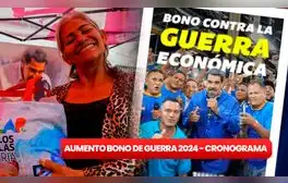 AUMENTO Bono de Guerra, agosto 2024: CRONOGRAMA de pago para pensionados IVSS, trabajadores y jubilados