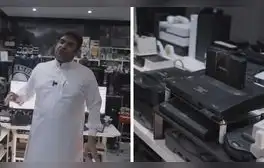 Un récord Guinness inusual: esta persona logró conectar más de 400 consolas de videojuegos a su televisión