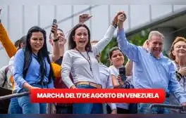 Gran Protesta Mundial por la Verdad en Venezuela, 17 de agosto: mapa y horarios de la marcha de María Corina Machado