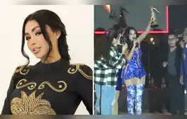 Pamela Franco se conmueve al recibir importante reconocimiento durante concierto en Huamachuco
