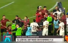 ¡Hasta 4 fechas! FPF confirma las duras sanciones para los jugadores de Universitario y Melgar tras pelea