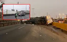 Accidente de tránsito en la Panamericana Sur ocasiona congestión vehicular