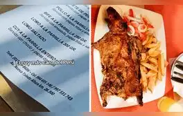 Exorbitante precio del cuy a la parrilla deja en shock a joven en restaurante de Cieneguilla
