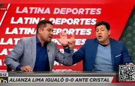 Periodistas de Latina pierden los papeles en vivo tras debate sobre Alianza Lima vs. Cristal: "Bájame la mano"