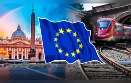 Este país tiene la red ferroviaria más corta del mundo: mide tan solo 3 cuadras y se conecta con Italia