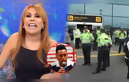 Magaly Medina criticó a la Policía por resguardar a Christian Cueva en el aeropuerto: “Un golpeador no lo merece”