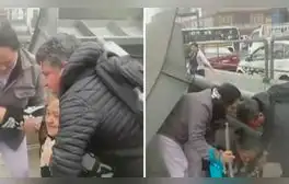 Cercado de Lima: caída de paradero deja al menos 4 heridos en cruce de avenidas Grau con Huánuco