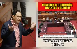 Congresista Segundo Montalvo editó su video con "vivas" falsos para ocultar que sus colegas lo dejaron aplaudiendo solo