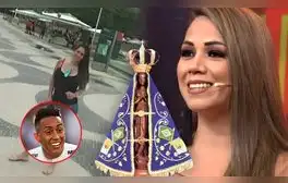 Melissa Klug niega que haya viajado a Brasil con Christian Cueva: iba a visitar a la virgen aparecida