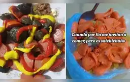 Comerciantes bolivianos innovan con la salchipapa y presentan el ‘salchichuño’: “Una delicia”