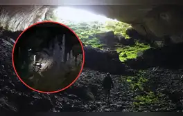 Argentinos se sorprenden al entrar a una cueva desconocida en Amazonas, Perú: hay rocas brillantes, huesos y cerámicas