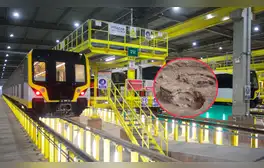 Sorprendente hallazgo arqueológico en la Línea 2 del Metro: lo que reveló la excavación en la estación central
