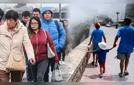 ¡Clima frío extremo! Senamhi alerta de lloviznas y neblina en la costa centro y sur del Perú hasta el 25 de agosto