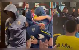 Luis Advíncula tuvo emotivo recibimiento de hinchas tras expulsión y eliminación de Boca Juniors en la Sudamericana