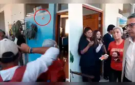 Alumnos y padres arrojan huevos a congresista María Agüero cuando visitaba colegio en Arequipa