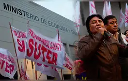 Huelga de hambre del Sutep llegó hasta el Ministerio de Economía: docentes protestan en 4 regiones del Perú