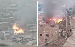 San Juan de Lurigancho: incendio en AA. HH. en Huáscar consume al menos 3 viviendas