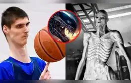 El ATERRADOR villano de ‘Alien Romulus’ es de carne y hueso: mide 2.31 y es el basquetbolista Robert Bobroczky