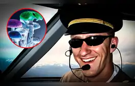 Piloto que condujo bajo efectos de hongos alucinógenos es acusado de homicidio al intentar apagar los motores del avión