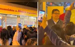 Emotiva despedida de Metro UNI: clientes y trabajadores se unen en aplausos