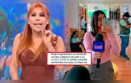 Magaly muestra AMENAZAS DE MUERTE contra su reportera tras entrevista a 'saliente' de Pamela López: "El celular era nuevo"