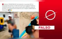 Video no expone ataques de sicarios “contra opositores en Venezuela” en 2024