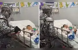 'Robotín' conmueve redes al llevar alegría a niño internado en el INEN: “Gracias por tu sonrisa”