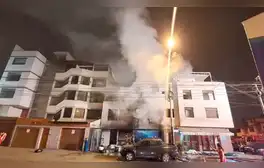 Incendio en lavandería de Surco deja cinco heridos: fuga de gas sería la causa