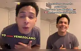 Joven venezolano es tendencia tras revelar lo que le enamoró de Perú: "Agua Marina es cumbia elegante"