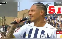 Paolo Guerrero cometió tremendo exabrupto durante su presentación: "Arriba Alianza, la c..."