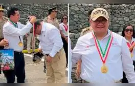 Alcalde de Jaén condecora a ministro del Interior, pese a cuestionamientos por la delincuencia en Perú