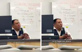 Profesor en Arequipa pide a alumnos estudiar Medicina para salvar vidas y no por dinero