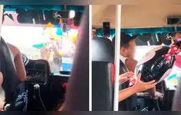 Chofer en Perú detiene bus con pasajeros para comprar regalo a su novia y en redes bromean: “A mí ni un chicle”